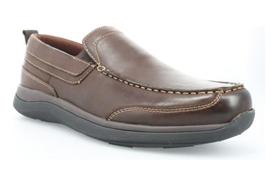 Propet Preston in Coffee - side view