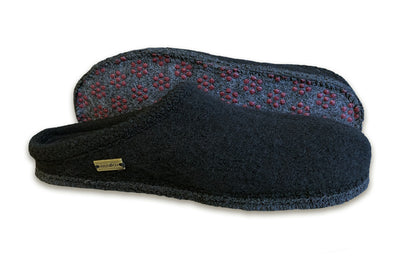 Haflinger AS Soft Sole in Black - side view