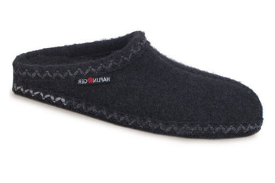 Haflinger AS Soft Sole in Black - side view