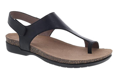 Dansko Reece in Black Waxy - side view