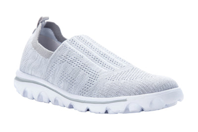 Propet Travelactiv Stretch in Grey - side view