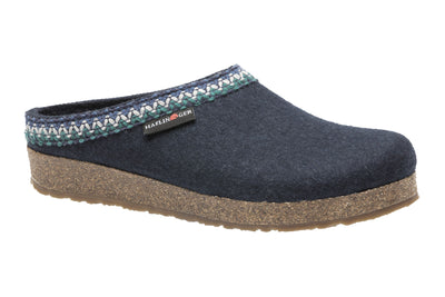 Haflinger Zig Zag in Blue - side view