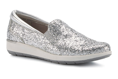 Walking Cradles Orleans in Silver Glitter - side view